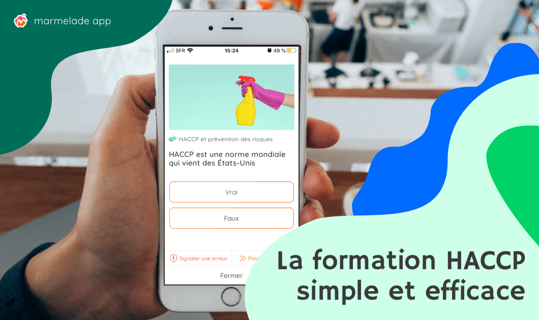 Inscription à une formation Marmelade app
